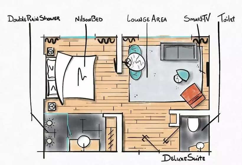Deluxe Suite, De Sterrenberg   Adults Only