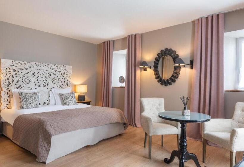 Номер Superior, Hôtel Traiteur Les Ormes, The Originals Relais