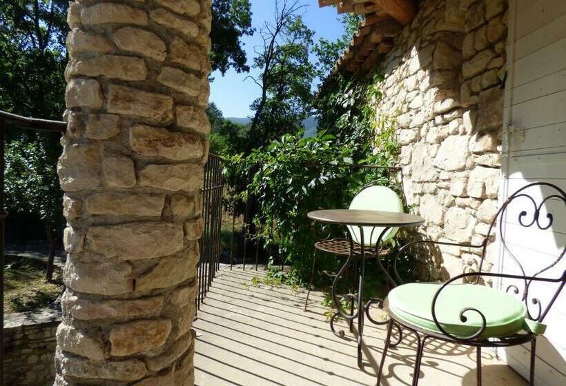 수피리어 테라스 룸, Hôtel Lou Caleù Restaurant Le Rocher Des Abeilles