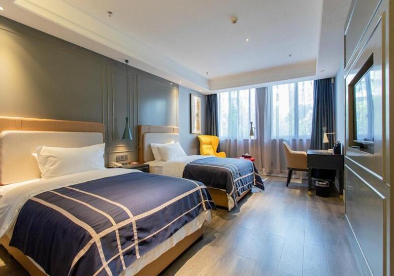 غرفة ديلوكس, Lanou Hotel Chongqing Hongou Square Wanzhou Guanyinyan