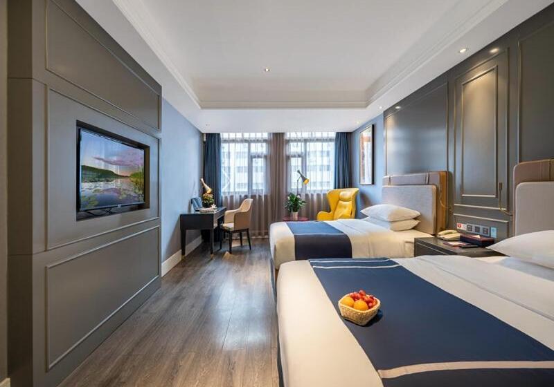 غرفة ديلوكس, Lanou Hotel Chongqing Hongou Square Wanzhou Guanyinyan