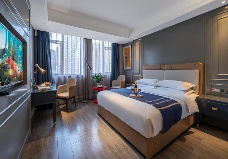 غرفة قياسية, Lanou Hotel Chongqing Hongou Square Wanzhou Guanyinyan