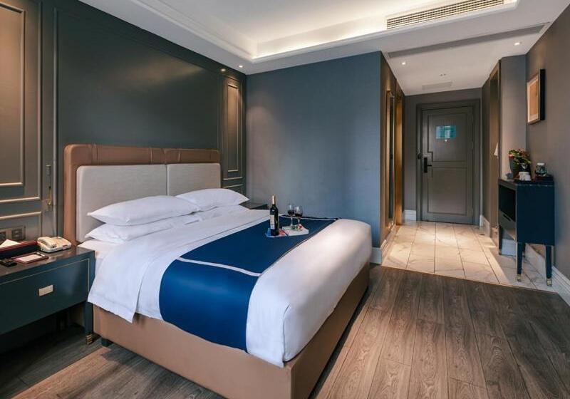 غرفة قياسية, Lanou Hotel Chongqing Hongou Square Wanzhou Guanyinyan