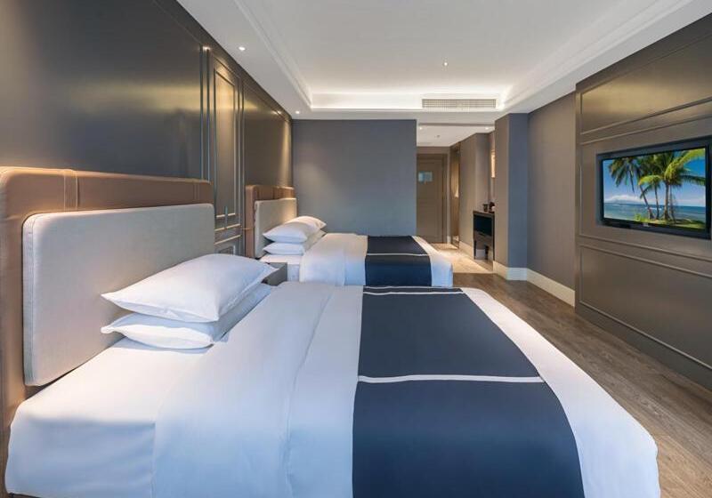 غرفة ديلوكس عائلية, Lanou Hotel Chongqing Hongou Square Wanzhou Guanyinyan