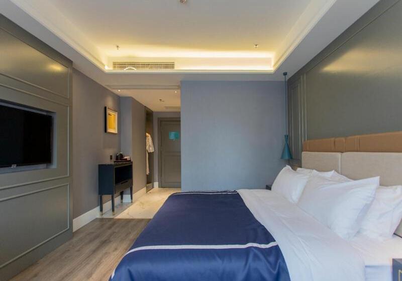 غرفة ديلوكس, Lanou Hotel Chongqing Hongou Square Wanzhou Guanyinyan