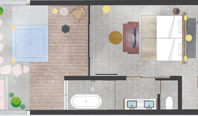オーシャンビューのプレミアムルーム。, One Suite The Grand