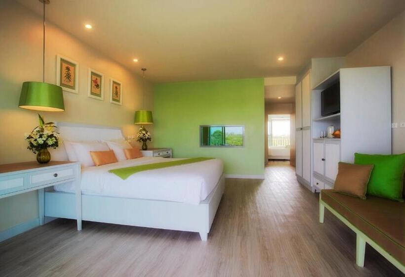 디럭스 룸 가든 전망, Bandara On Sea, Rayong