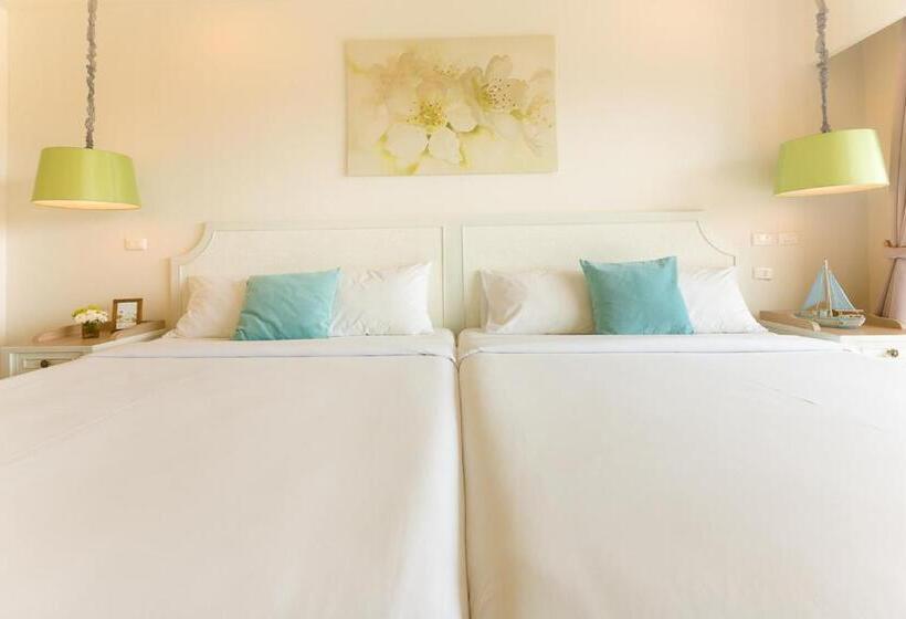 디럭스 룸 가든 전망, Bandara On Sea, Rayong