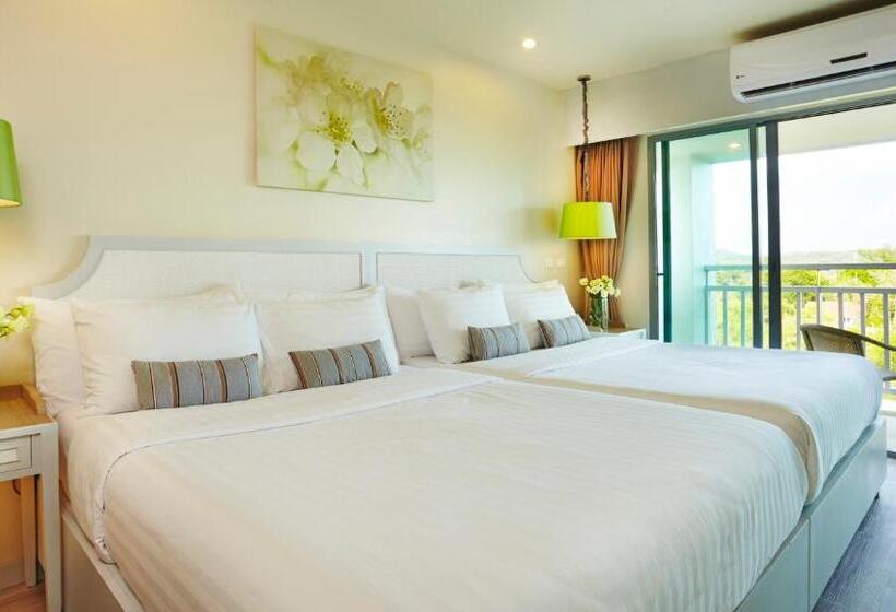 디럭스 룸 가든 전망, Bandara On Sea, Rayong