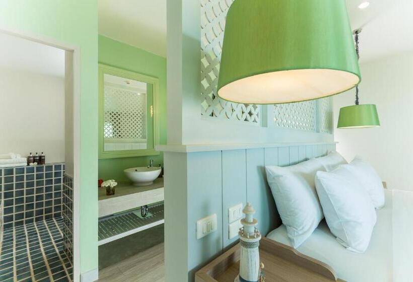 디럭스 룸 바다 전망, Bandara On Sea, Rayong