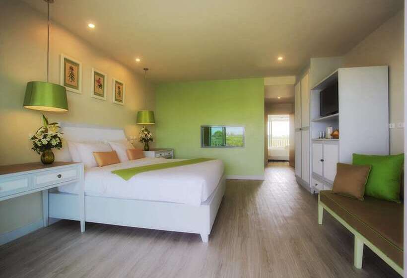 디럭스 룸 가든 전망, Bandara On Sea, Rayong