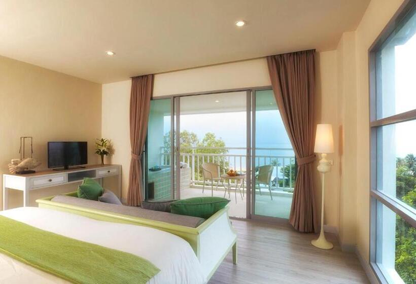 디럭스 룸 바다 전망, Bandara On Sea, Rayong