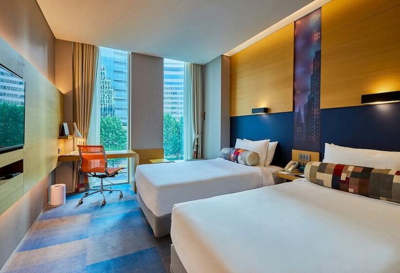 带城市景观的标准间, Aloft Seoul Gangnam