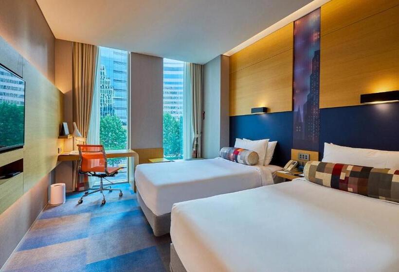 带城市景观的标准间, Aloft Seoul Gangnam