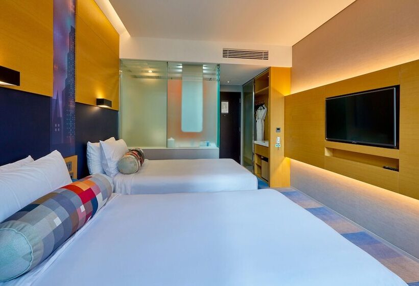 带城市景观的标准间, Aloft Seoul Gangnam