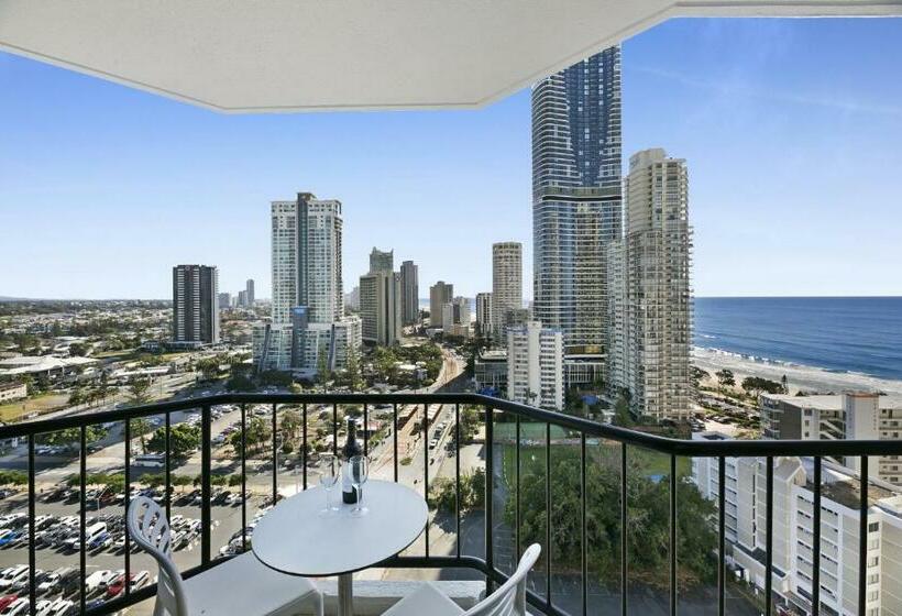 إستوديو قياسى, Ocean View 2 Bed Studio In The Heart Of Surfers