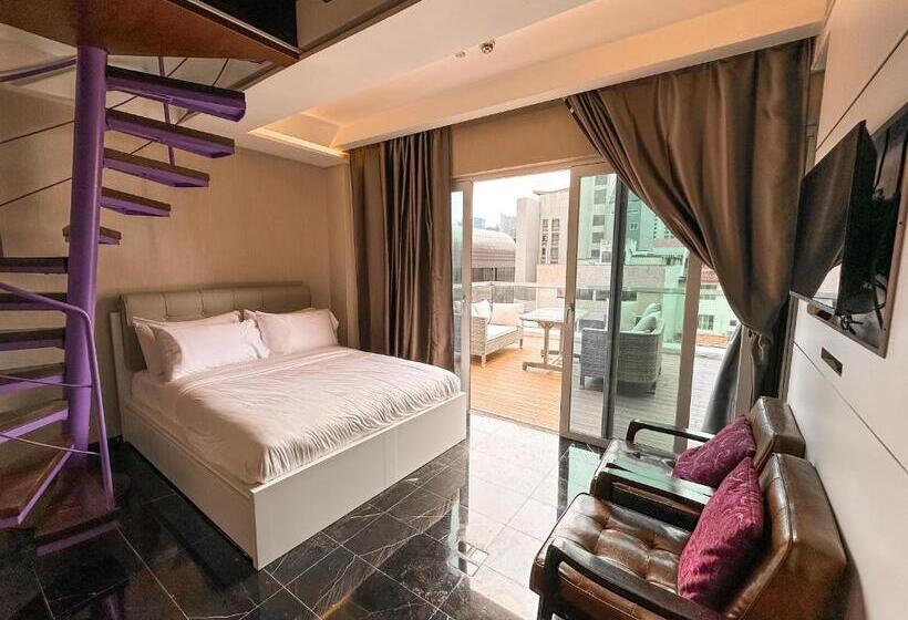 استودیو استاندارد با بالکن, D Nova Hotel Bugis