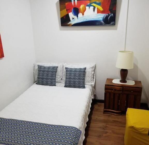 带共用浴室的标准房间, Posada Turística La Ceiba