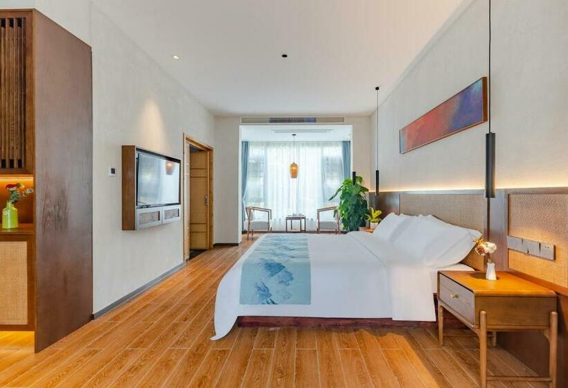 스탠다드 룸 킹사이즈 침대, Hefei Feidong Yuyueshanfang Homestay