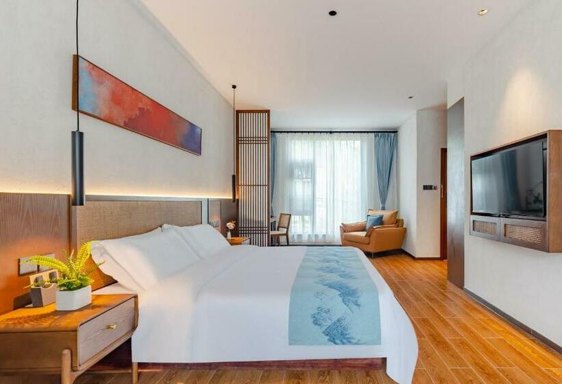 스탠다드 룸 킹사이즈 침대, Hefei Feidong Yuyueshanfang Homestay