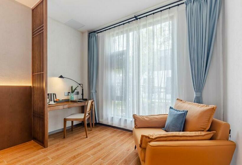 스탠다드 룸 킹사이즈 침대, Hefei Feidong Yuyueshanfang Homestay