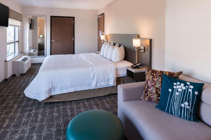 キングサイズベッドのスタンダードルーム, Hilton Garden Inn Rochester Downtown, Ny