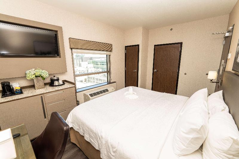 キングサイズベッドのスタンダードルーム, Hilton Garden Inn Rochester Downtown, Ny