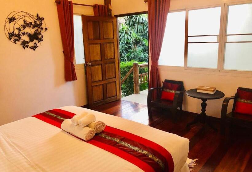 חדר דלוקס עם מרפסת, Rimpai Cottage