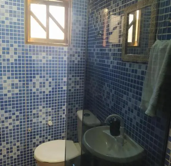Standard room with outdoor bath, Hospedaria Diamante Lençóis