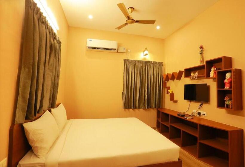 标准房带园景, Selvamathi Farm Resorts