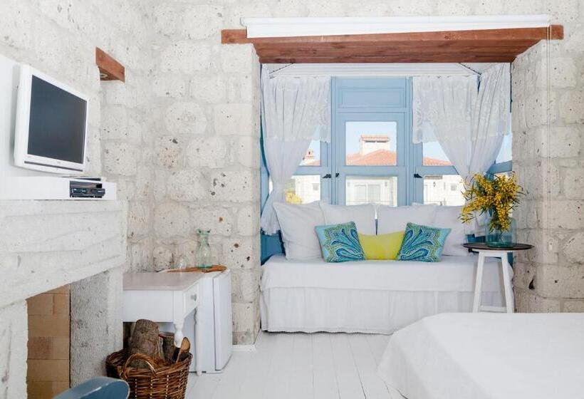 プールの見えるデラックスルーム, Evliyagil Hotel By Katre