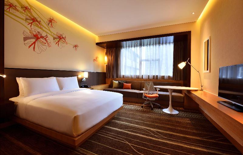 اتاق استاندارد با تخت بزرگ, Hilton Garden Inn Chengdu Huayang