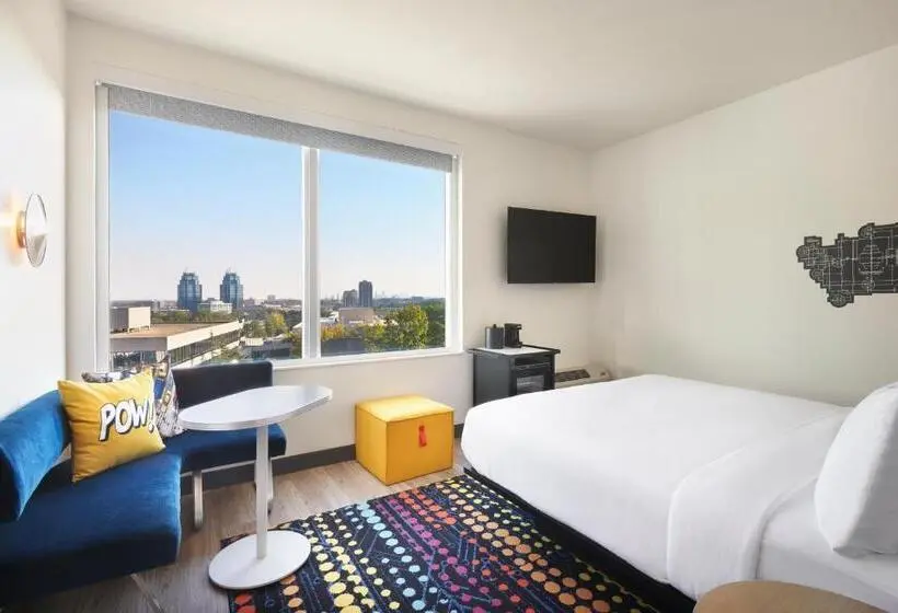 キングサイズベッドのスタンダードルーム, Aloft Atlanta Perimeter Center