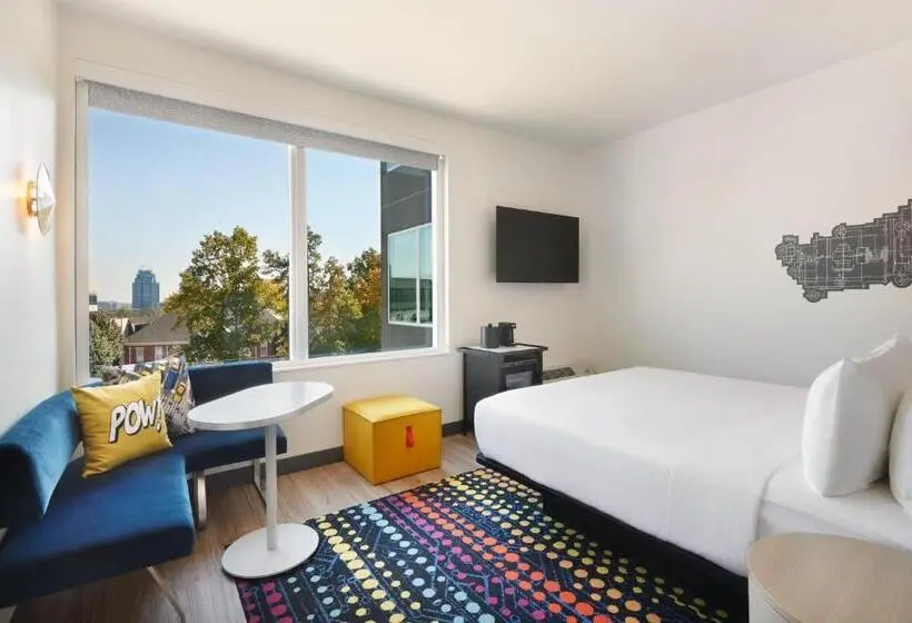 身障者適用キングサイズベッドルーム, Aloft Atlanta Perimeter Center