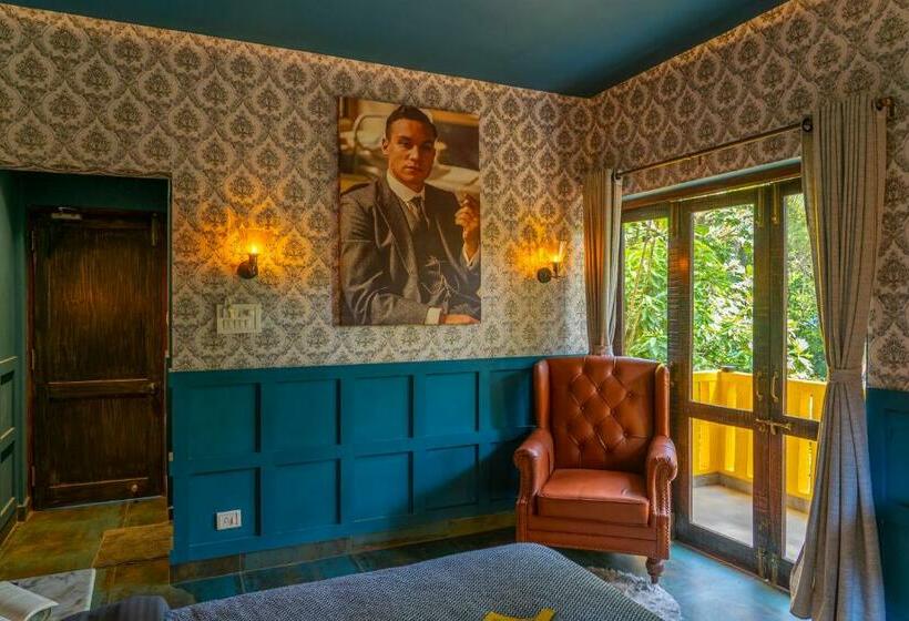 キングサイズベッドのスタンダードルーム, Whoopers Boutique Hotel, Anjuna