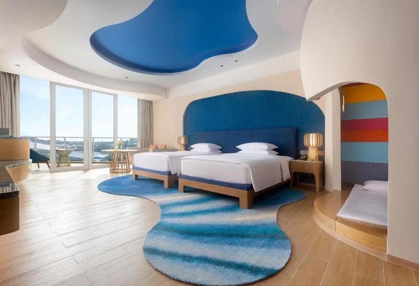 חדר דלוקס נוף לים, Hyatt Regency Hainan Ocean Paradise Resort