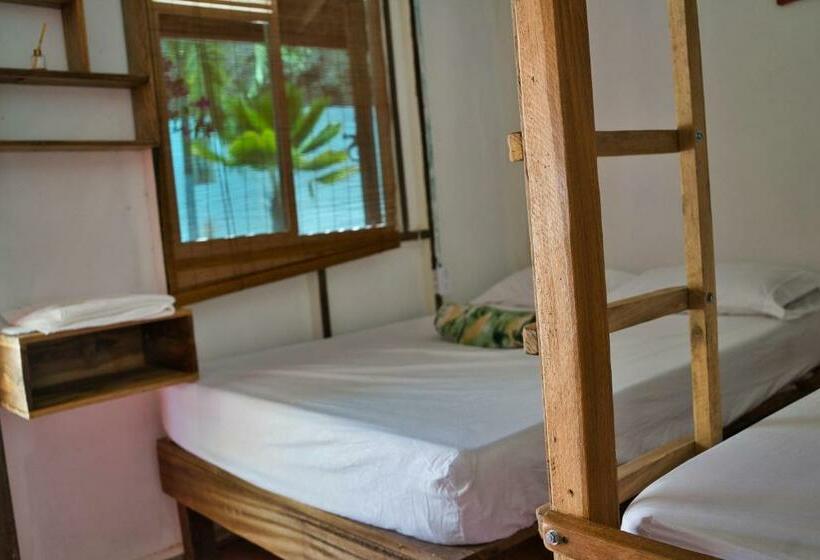 اتاق استاندارد سه تخته با چشم‌انداز استخر, Cabañas Orlando Y Más Na  Tayrona