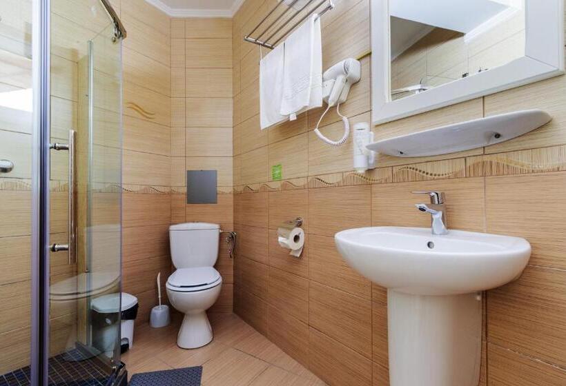 غرفة قياسية ثلاثية مزودة بشرفة, Central   Baile Olanesti