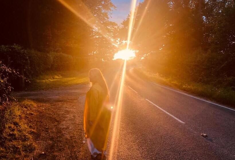 בקתת חדר, Somerleyton Meadows   The Hideaway Hut & Hot Tub