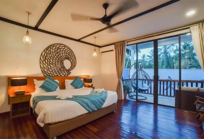 Deluxe-huone King-vuode, Borneo Divers Mabul Resort