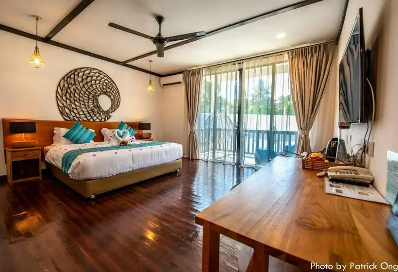 Deluxe-huone King-vuode, Borneo Divers Mabul Resort