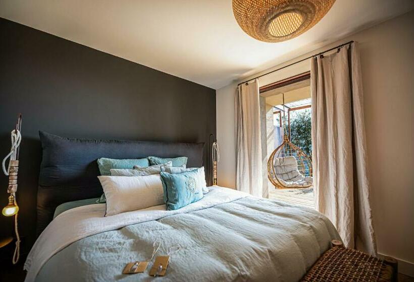 带大床的标准间, Terre De Maquis, Maison D Hôtes Vue Mer Corse