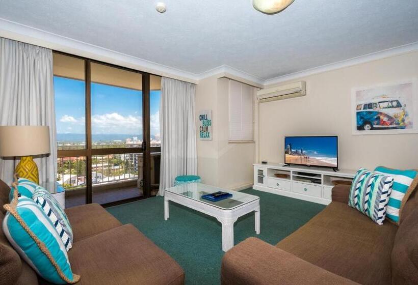 דירת חדר שינה  1 עם נוף לעיר, Breakers North Absolute Beachfront Apartments