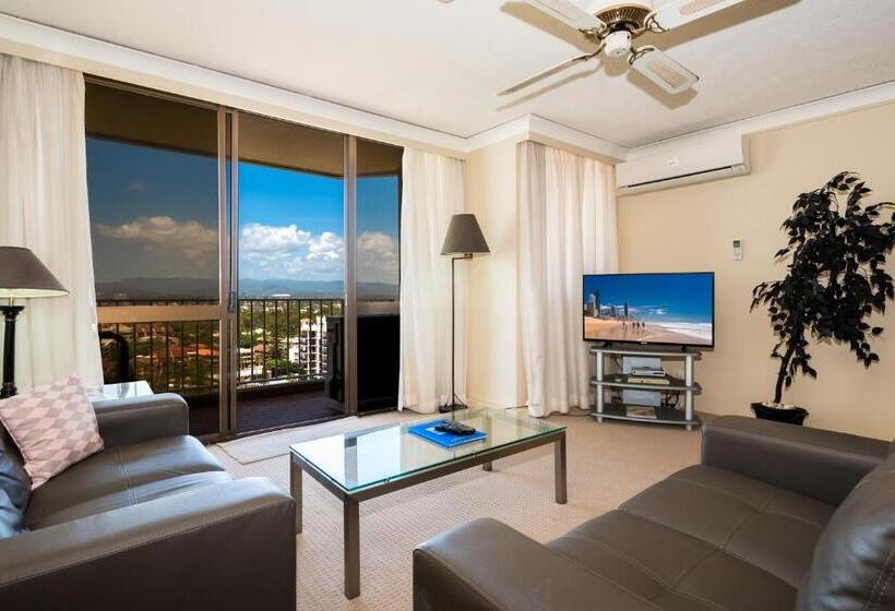 شقة غرفة نوم واحدة مطلة على المدينة, Breakers North Absolute Beachfront Apartments