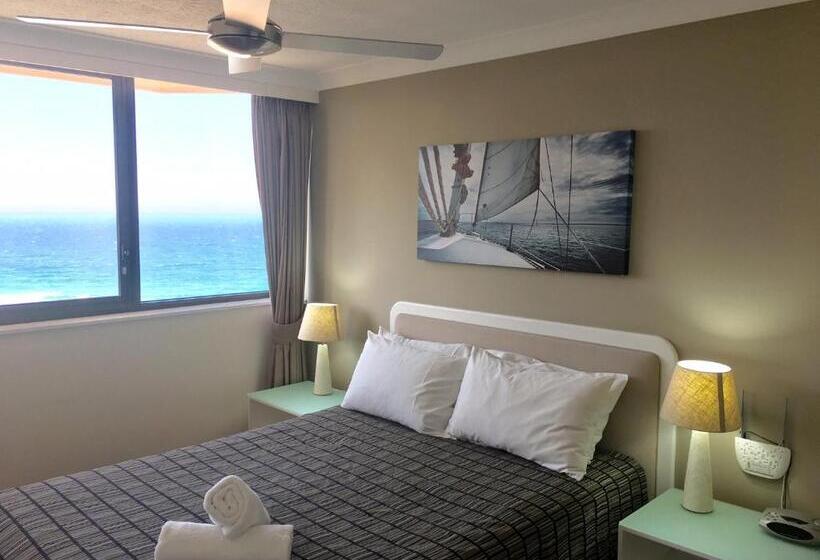 דירת 2 חדרים נוף לים, Breakers North Absolute Beachfront Apartments
