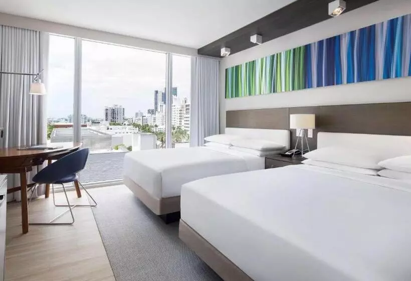 اتاق استاندارد با چشم‌انداز شهر, Hyatt Centric South Beach Miami