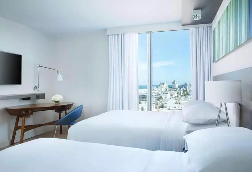 اتاق استاندارد با چشم‌انداز دریا, Hyatt Centric South Beach Miami