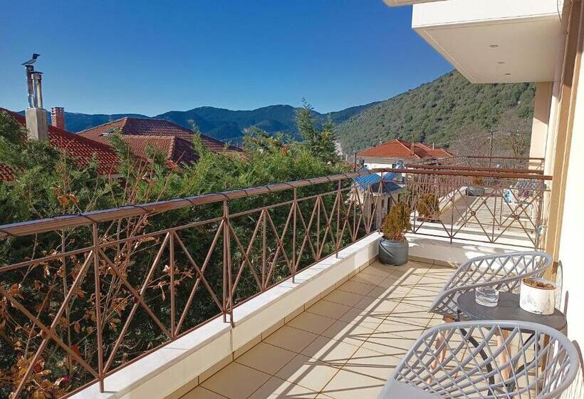 شقة غرفة واحدة مطلة على الحديقة, Xenonas Drimos