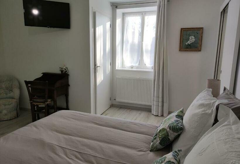 חדר סטנדרט נוף לגינה, A La Ferme De Saint Germain