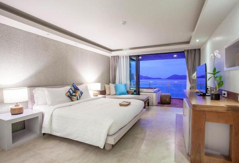 스탠다드 룸 킹사이즈 침대, Zenmaya Oceanfront Phuket, Trademark Collection By Wyndham